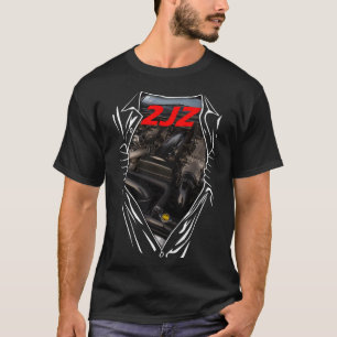 トヨタ2JZスーパーエンジンアートGTE馬力 Tシャツ