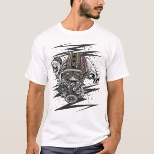トヨタ2jz gteエンジン tシャツ