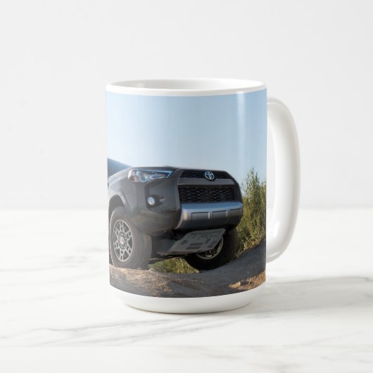 トヨタ4Runner 4x4のオフロードデラックスで大きいコーヒー・マグ コーヒーマグカップ (正面右)