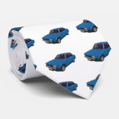 トヨタ・カローラDX KE70の2ドアの青 ネクタイ (ロール)