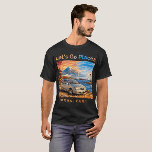 トヨタ・ガイア 場所を見に行こう Tシャツ