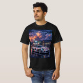 トヨタ スープラ A80 カストロール TOM'S Tシャツ (正面フル)
