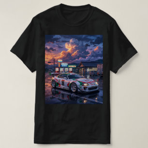 トヨタ スープラ A80 カストロール TOM'S Tシャツ