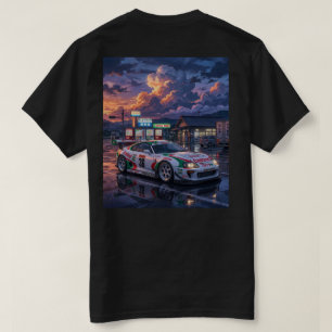 トヨタ スープラ A80 Castrol TOM'S Tシャツ