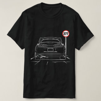 トヨタ スープラ MK4 ラインアート Tシャツ - JDM スポーツ