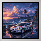 トヨタ・セリカ GT-Four ポスター (正面)