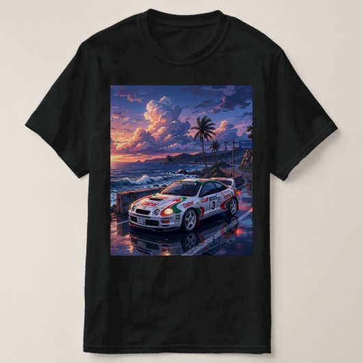 トヨタ・セリカGT-FOUR Tシャツ (デザイン正面)