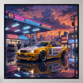 トヨタ・チェイサー JTCC ポスター (正面)