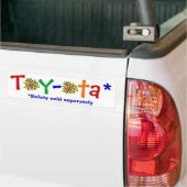 トヨタ バンパーステッカー (トラック上)