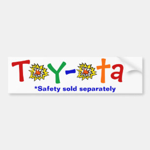 トヨタ バンパーステッカー