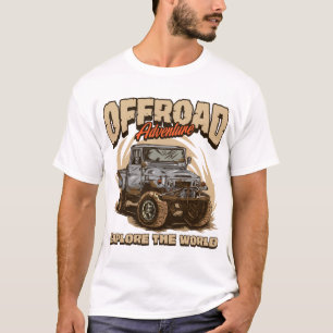 トヨタ・ランドクルーザーFJ45ピックアップ Tシャツ