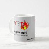 トヨタ: 進むこと コーヒーマグカップ (正面左)
