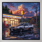 トヨタAE86ツーリングカー ポスター (正面)