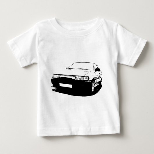 トヨタAE86 ベビーTシャツ (正面)