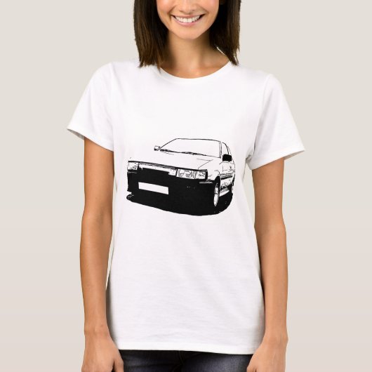 トヨタAE86 Tシャツ (正面)