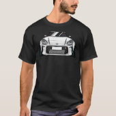 トヨタGr 86カー日本のアートJdm Tシャツ (正面)