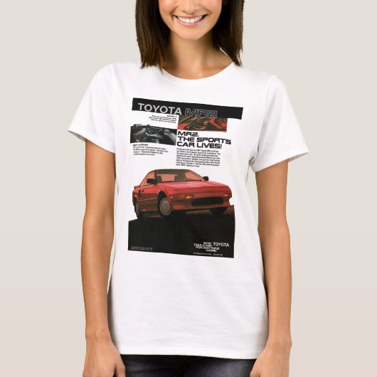 トヨタMR2 AW11624 Tシャツ (正面)