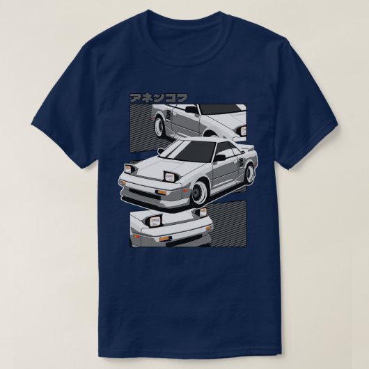 トヨタMr.2 aw11 Tシャツ (デザイン正面)