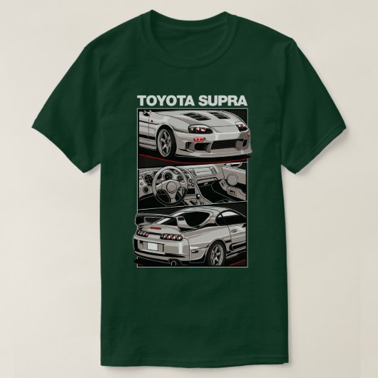 トヨタSUPRA 1 Tシャツ (デザイン正面)