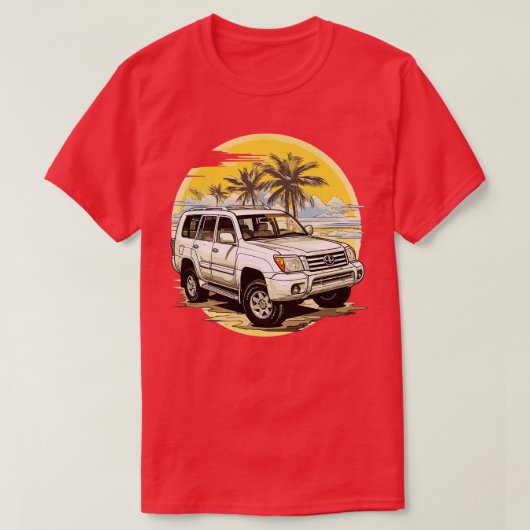 トヨタSUV Tシャツ (デザイン正面)