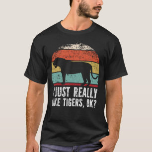 トラおもしろいガースは本当に好き? Tシャツ