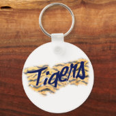 トラおもしろい キーホルダー (正面)