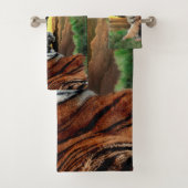 トラおよびカブスデジタルの版浴室タオルセット バスタオルセット (インサイチュ)