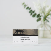 トラおよびシカ 名刺 (スタンド正面)