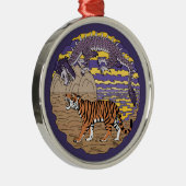 トラおよびドラゴン メタルオーナメント (右)