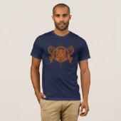 トラおよび対のドラゴン Tシャツ (正面フル)