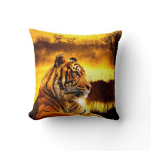 トラおよび日没