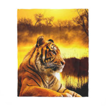 トラおよび日没