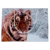 トラおよび雪 ラージペーパーバッグ (正面)