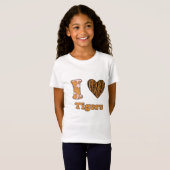 トラが大好き Tシャツ (正面フル)