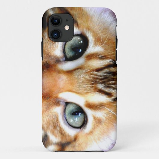 トラそっくりのiPhone5場合のベンガルのエキゾチックな猫 Case-Mate iPhoneケース (裏面)