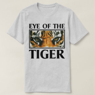 トラのやる気を起こさせるな動物のスローガンのティーの目 Tシャツ