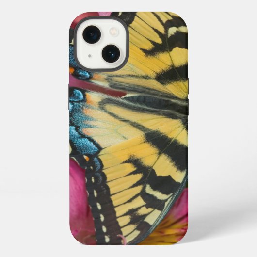 トラのアゲハチョウの蝶 iPhoneケース (裏面)