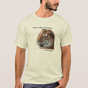 トラのアンチトロフィの狩りのTシャツ Tシャツ