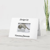 トラのクリスマスカード シーズンカード (裏面)