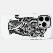トラのケース Case-Mate iPhoneケース (裏面 (横))