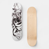 トラのスケートボードのデザイン スケートボード (正面)