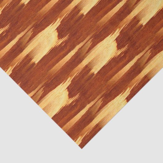 トラのストライプなタケ木製の穀物の一見 薄葉紙 (詳細)