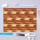 トラのストライプなタケ木製の穀物の一見 薄葉紙 (クラフト)