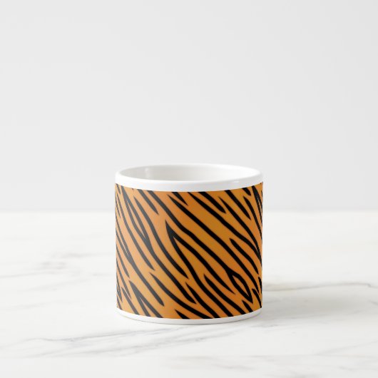 トラのストライプなパターン エスプレッソカップ (正面)