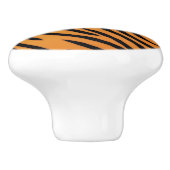 トラのストライプなパターン セラミックノブ (側面)