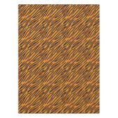 トラのストライプなパターン テーブルクロス (正面)