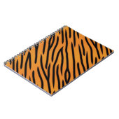 トラのストライプなパターン ノートブック (左側)