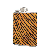 トラのストライプなパターン フラスク (左)
