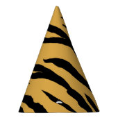 トラのストライプのパーティーの帽子 パーティーハット (右)