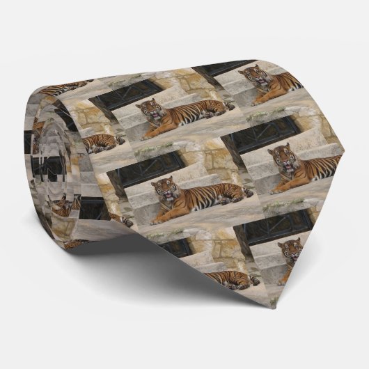 トラのタイ ネクタイ (ロール)